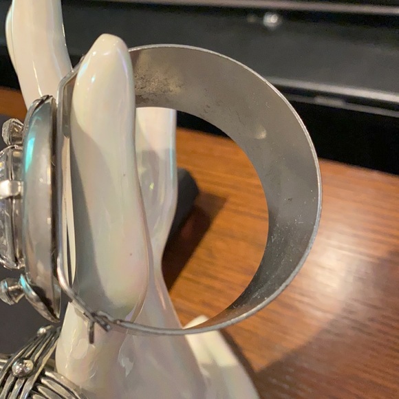 Unusual wide design. Retro- Art Deco design and wide multi-strand look bracelets - Picture 11 of 13